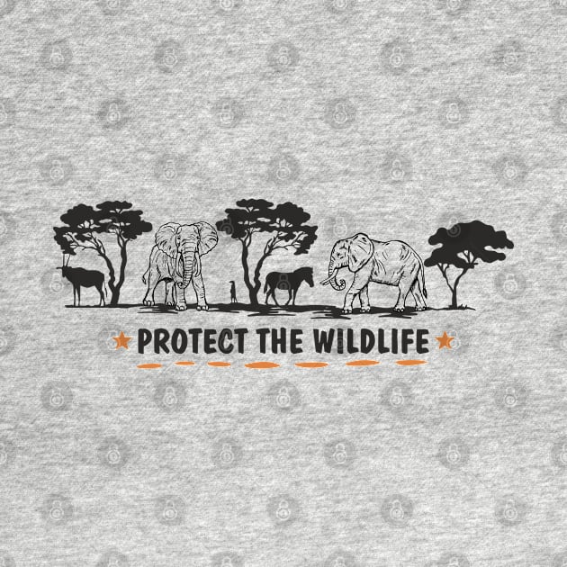 Protect The Wildlife African Animal by FloraLi